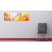 3 dielne obrazové hodiny, Motýle, 35x105cm 3 dielne obrazové hodiny, Motýle, 35x105cm