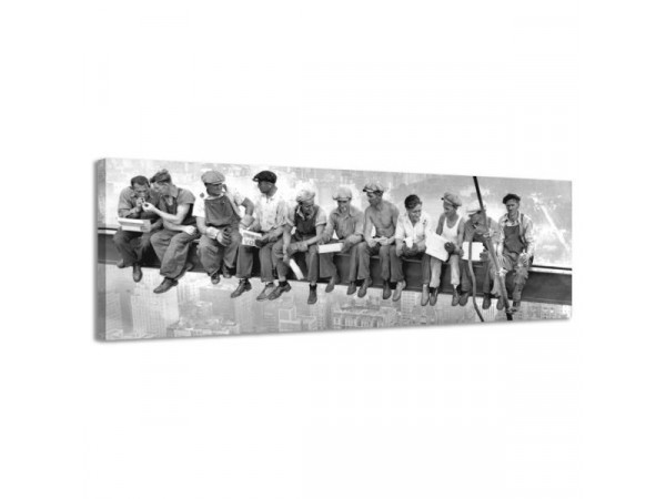 Obraz na plátne New York Robotníci, 46x158cm