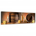 Obraz na plátne Panoráma, Wood & Wine, 158x46cm Obraz na plátne Panoráma, Wood & Wine, 158x46cm