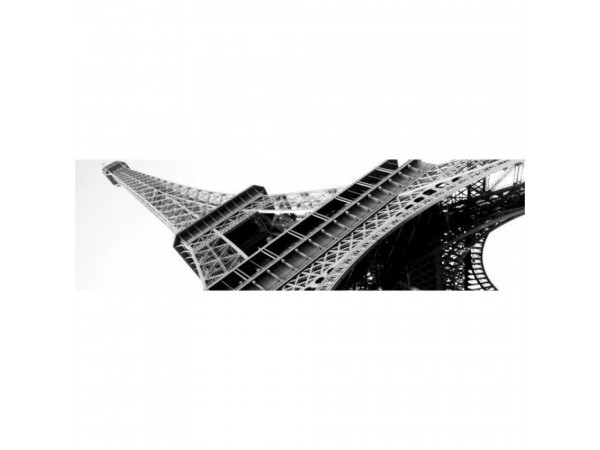 Obraz na plátne Panoráma, Eiffelova veža, 36x118cm