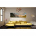 Obraz na plátne Panoráma, Bergsonne , 158x46cm Obraz na plátne Panoráma, Bergsonne , 158x46cm