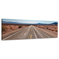 Obraz na plátne Panoráma, Route 66, 36x118cm