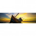 Obraz na plátne Panoráma, Stroskotaná loď, 158x46cm