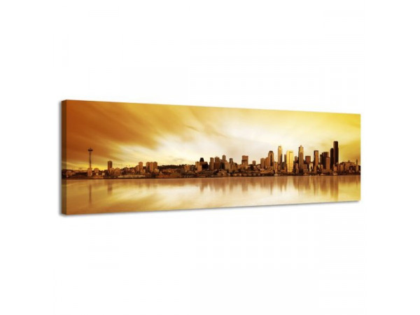 Obraz na plátne Panoráma, Seattle, 158x46cm Obraz na plátne Panoráma, Seattle, 158x46cm