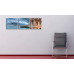 3 dielne obrazové hodiny, Voda, 35x105cm 3 dielne obrazové hodiny, Voda, 35x105cm