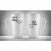 Hrnčeky pre páry Latte, She's mine, 2ks x 450ml Hrnčeky pre páry Latte, She's mine, 2ks x 450ml