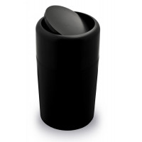 Odpadkový kôš Qualy Capsule Flip, čierny Odpadkový kôš Qualy Capsule Flip, čierny