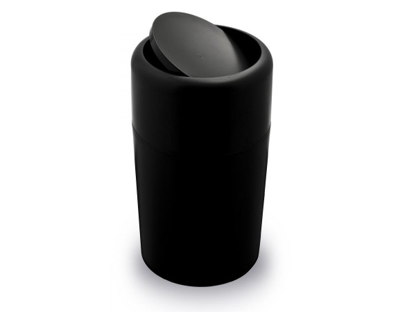 Odpadkový kôš Qualy Capsule Flip, čierny Odpadkový kôš Qualy Capsule Flip, čierny
