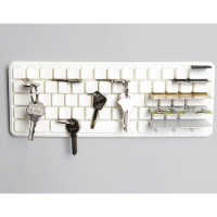 Vešiačik na kľúče Qualy Keys Board, biely Vešiačik na kľúče Qualy Keys Board, biely
