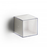 Nástenná krabička (uzatvorená) Qualy Pixel Cube, transparent