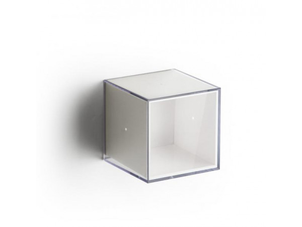 Nástenná krabička (uzatvorená) Qualy Pixel Cube, transparent