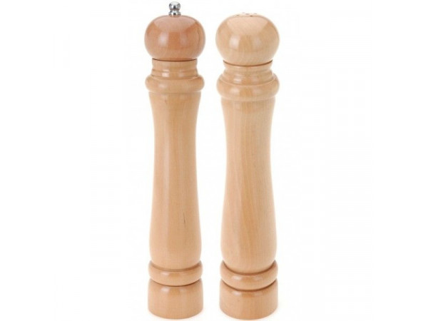 Mlynček na korenie a soľnička sada / drevo, 27cm Mlynček na korenie a soľnička sada / drevo, 27cm