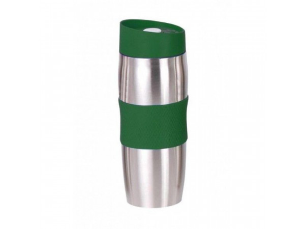 Termohrnček Bergner, 380 ml z nerezovej ocele, zelený Termohrnček Bergner, 380 ml z nerezovej ocele, zelený