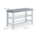 Botník s čalúnením RD49985, biela Botník s čalúnením RD49985, biela