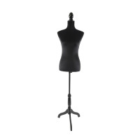 Dámska krajčírska figurína veľkosť 36/38 RD51711, čierna Dámska krajčírska figurína veľkosť 36/38 RD51711, čierna
