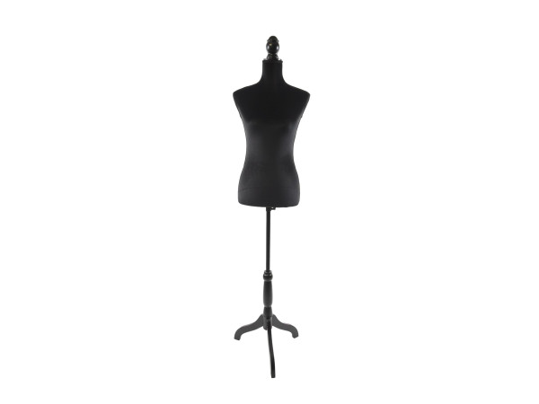 Dámska krajčírska figurína veľkosť 36/38 RD51711, čierna Dámska krajčírska figurína veľkosť 36/38 RD51711, čierna