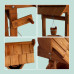 Dekoratívna fontána z jedľového dreva RD52749 Dekoratívna fontána z jedľového dreva RD52749