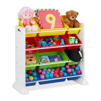 Detský regál s úložnými boxmi RD30544 Detský regál s úložnými boxmi RD30544