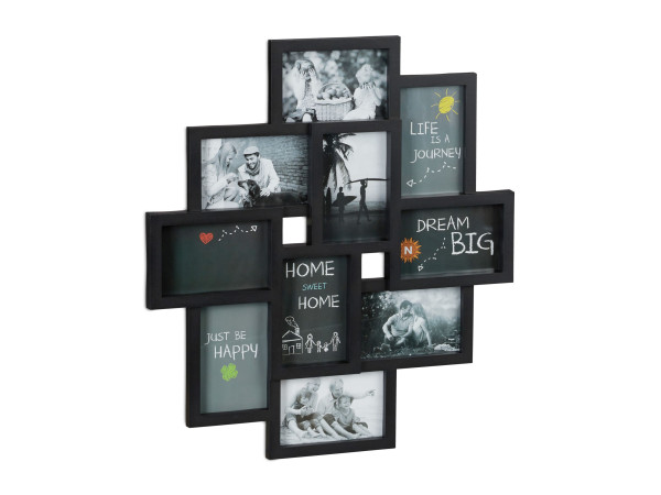 Fotorám na 10 fotografií RD25107, čierna Fotorám na 10 fotografií RD25107, čierna
