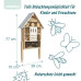 Hmyzí hotel so stojanom a kovovou strechou RD53537 Hmyzí hotel so stojanom a kovovou strechou RD53537