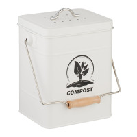 Kompostovacie vedro s filtrom na zápach 6l RD51219, biela Kompostovacie vedro s filtrom na zápach 6l RD51219, biela