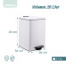 Kuchynský odpadkový kôš 20l RD51866, biela Kuchynský odpadkový kôš 20l RD51866, biela