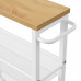 Kuchynský vozík so 4 úrovňami 13cm RD52111, biela