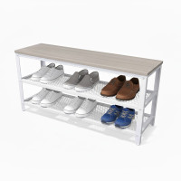 Lavica na topánky s 2 úrovňami XL RD52250, biela