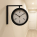 Moderné obojstranné staničné hodiny RD51263, 28cm