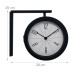 Moderné obojstranné staničné hodiny RD51263, 28cm