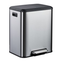 Odpadkový kôš 2x15l RD51210, strieborná Odpadkový kôš 2x15l RD51210, strieborná