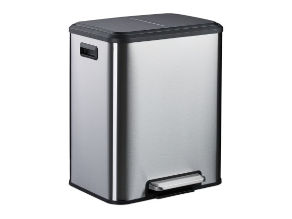 Odpadkový kôš 2x15l RD51210, strieborná Odpadkový kôš 2x15l RD51210, strieborná