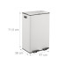 Odpadkový kôš 2x30L RD51208, biela Odpadkový kôš 2x30L RD51208, biela