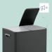 Odpadkový kôš 2x30L RD51208, čierna Odpadkový kôš 2x30L RD51208, čierna