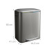 Odpadkový kôš 40l RD51999, strieborná Odpadkový kôš 40l RD51999, strieborná