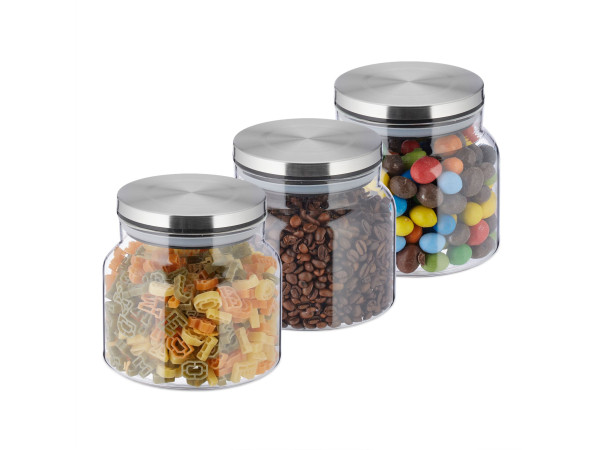 Sada 3 skladovacích dóz s uzáverom RD43252, 850 ml Sada 3 skladovacích dóz s uzáverom RD43252, 850 ml