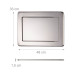 Servírovacie taniere na pokrmy RD30060, XL