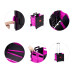 Skladací nákupný vozík RD48242, rúžová Skladací nákupný vozík RD48242, rúžová