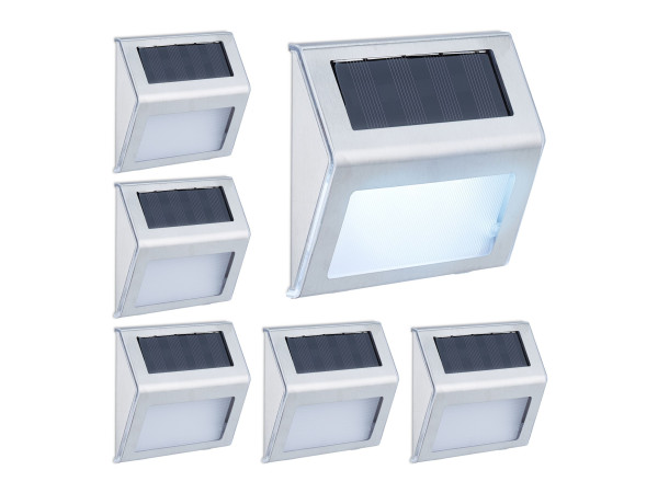 Solárne lampy na stenu 6ks, RD46653 Solárne lampy na stenu 6ks, RD46653