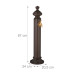 Starožitná stojaca fontána 87cm RD51146 Starožitná stojaca fontána 87cm RD51146
