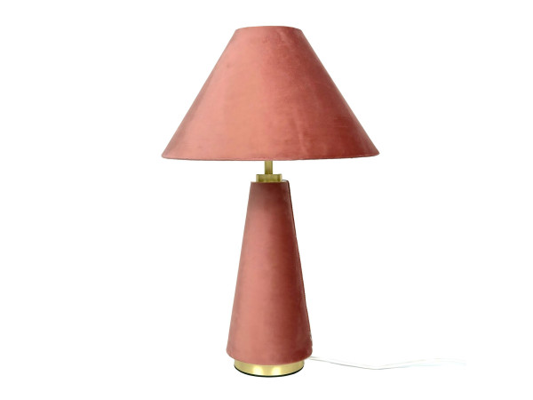 Stolová lampa so zamatovým tienidlom A RD52524 Stolová lampa so zamatovým tienidlom A RD52524