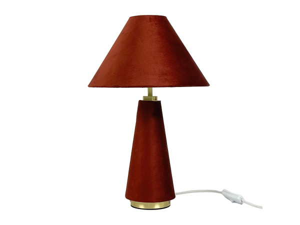 Stolová lampa so zamatovým tienidlom B RD52524 Stolová lampa so zamatovým tienidlom B RD52524