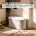 Taburetka s úložným priestorom RD54122, biela Taburetka s úložným priestorom RD54122, biela