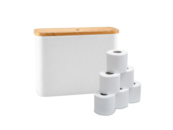 Úložný priestor na toaletný papier na 12 roliek RD51702, biela
