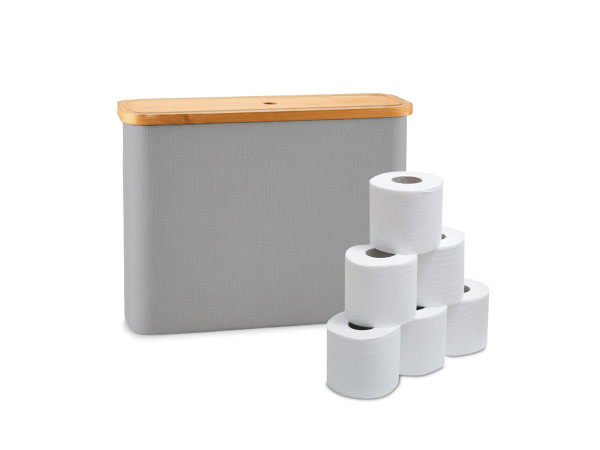 Úložný priestor na toaletný papier na 12 roliek RD51702, sivá
