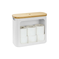 Úložný priestor na toaletný papier na 12 roliek RD51703, biela Úložný priestor na toaletný papier na 12 roliek RD51703, biela