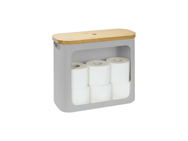 Úložný priestor na toaletný papier na 12 roliek RD51703, sivá