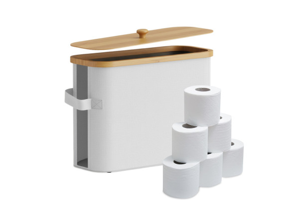 Úložný priestor na toaletný papier na 12 roliek RD51772, biela