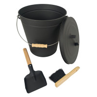 Vedro na popol s kefou a lopatou 20l RD52571