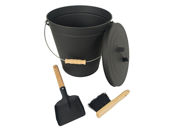 Vedro na popol s kefou a lopatou 20l RD52571 Vedro na popol s kefou a lopatou 20l RD52571
